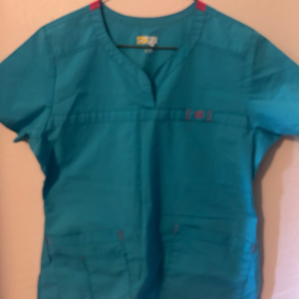 WonderWink Women's Teal Scrub Top